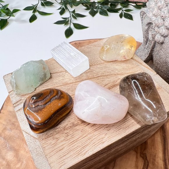 6 PK of Healing Crystals | Strength Beginner Pocket Crystals | Crystal Gift Set - Picture 3 of 11